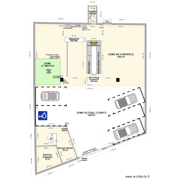 CCT mixte VL/CL CARNOT CONTROLE VALENCE 26CAVA. Plan de 5 pièces et 374 m2