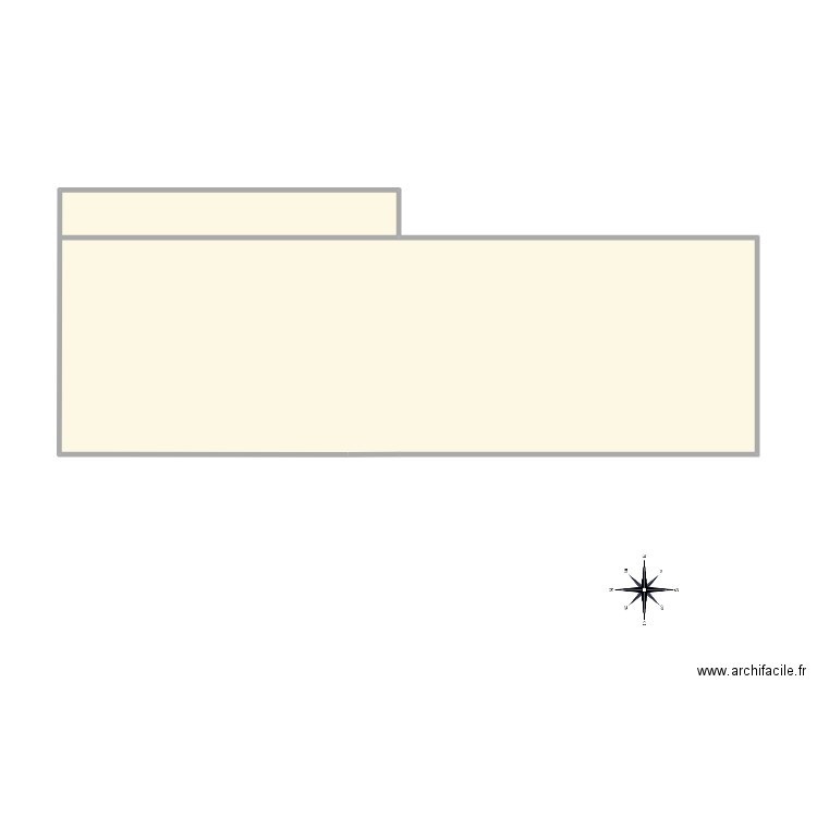 Garage extension façade ouest. Plan de 0 pièce et 0 m2