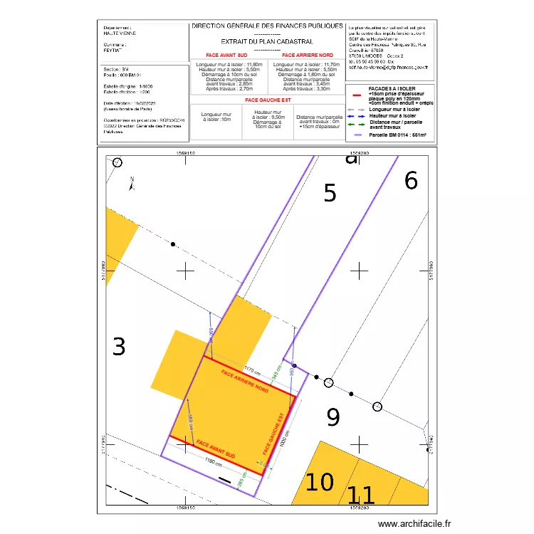 DP02 HAUDOT. Plan de 