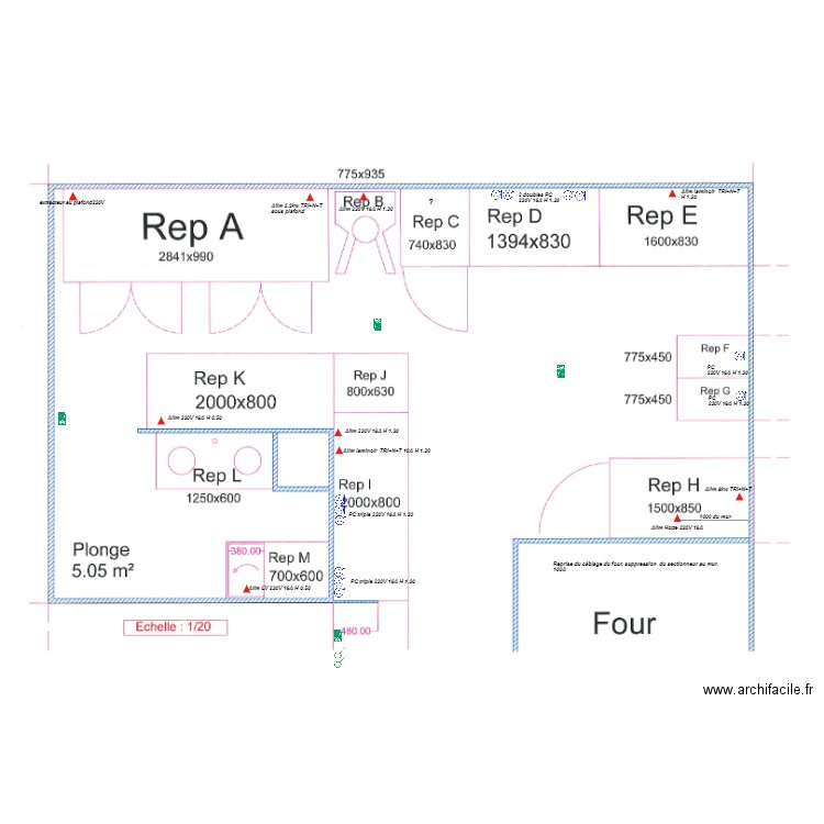 Four à Blois. Plan de 0 pièce et 0 m2