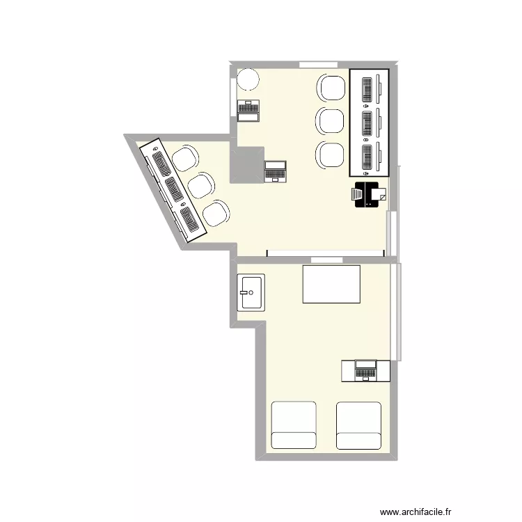 Bureau médico-soignant Version 4 - mai 2026. Plan de 3 et 15 m² Bureau médico-soignant Version 4 - mai 2026. Plan de 3 et 15 m²