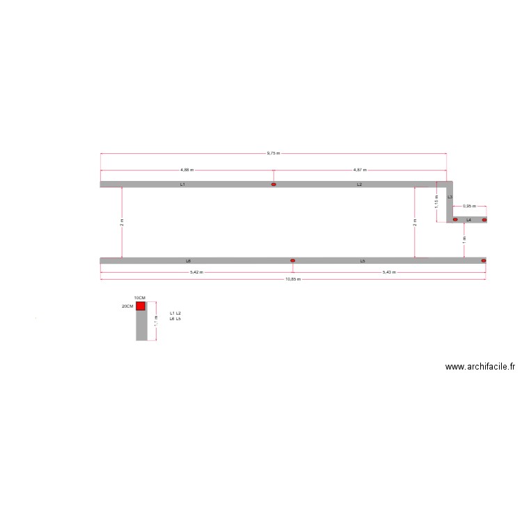 salle de traite. Plan de 0 pièce et 0 m2