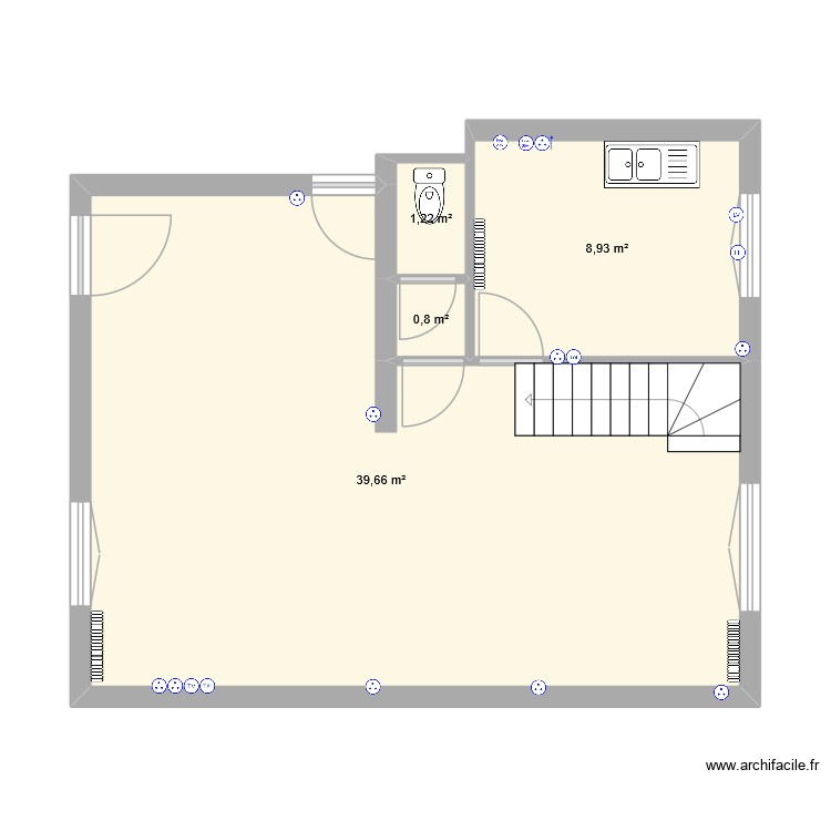 rez de Chauss&eacute;e 2026. Plan de 0 pièce et 0 m2
