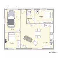 Plan invers&eacute; meubl&eacute;