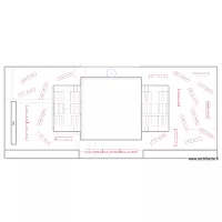 Casino Knokke - Tables rectangulaires -