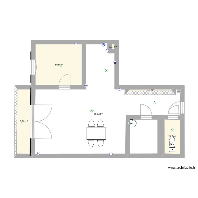 M&eacute;tabief 1. Plan de 0 pièce et 0 m2