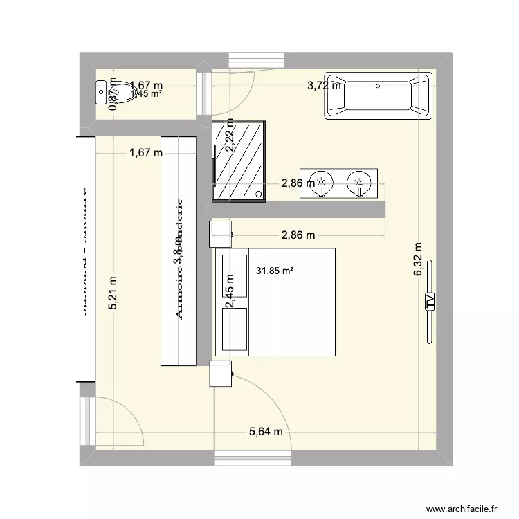 suite parentale vrai hypothese 3. Plan de 