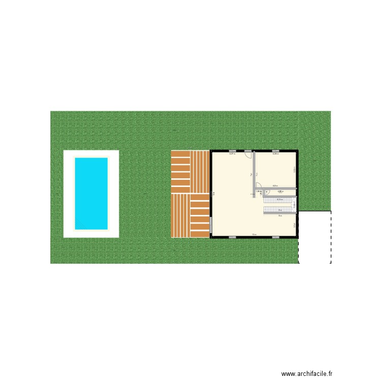 Maison Chypre 2. Plan de 1 pièce et 169 m2