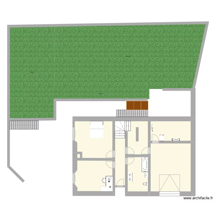 Villa Guiducci. Plan de Villa Guiducci. Plan de