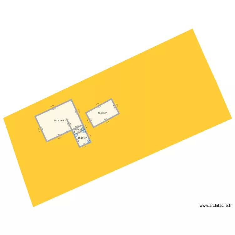 PROJET ECQUES. Plan de 4 et 182 m² PROJET ECQUES. Plan de 4 et 182 m²