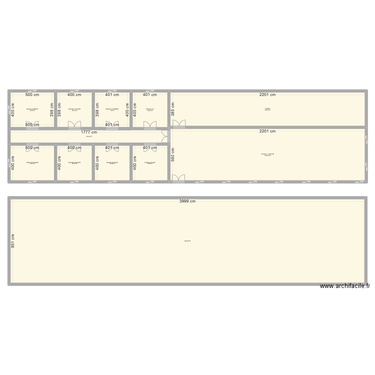 bureau. Plan de 0 pièce et 0 m2