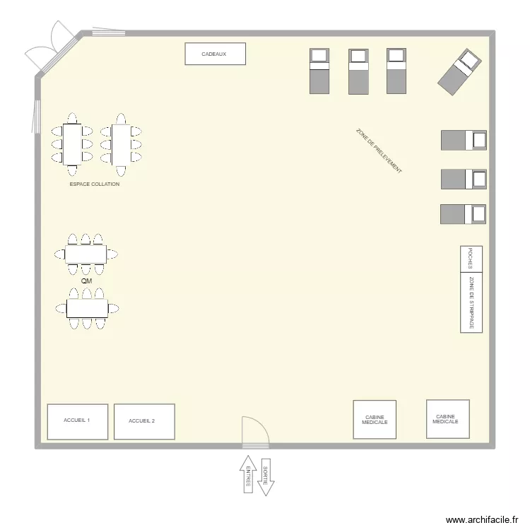 DEUX-ACREN. Plan de 