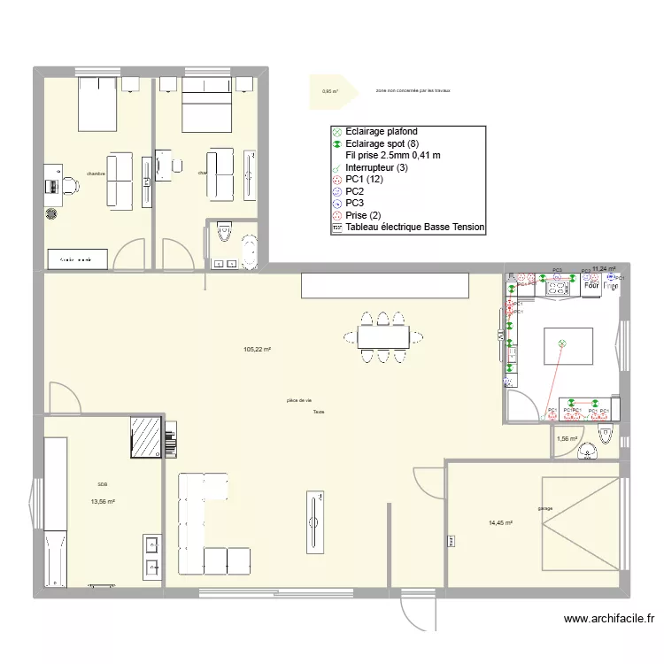 TEST. Plan de 5 et 146 m² TEST. Plan de 5 et 146 m²
