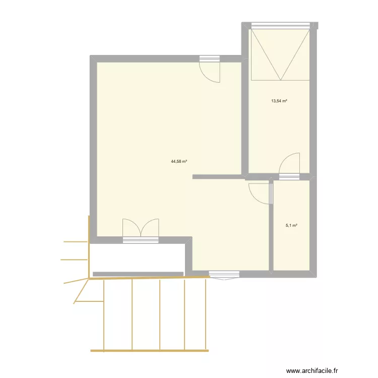 maison. Plan de 