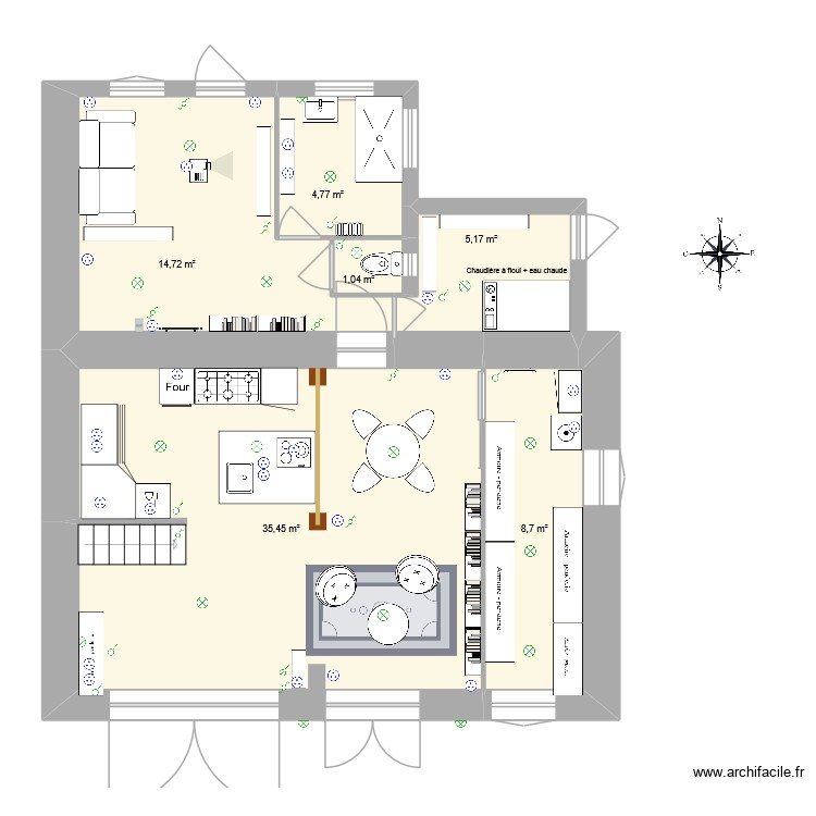 plan de base RDC_Hypothèse 4. Plan de 0 pièce et 0 m2 plan de base RDC_Hypothèse 4. Plan de 0 pièce et 0 m2