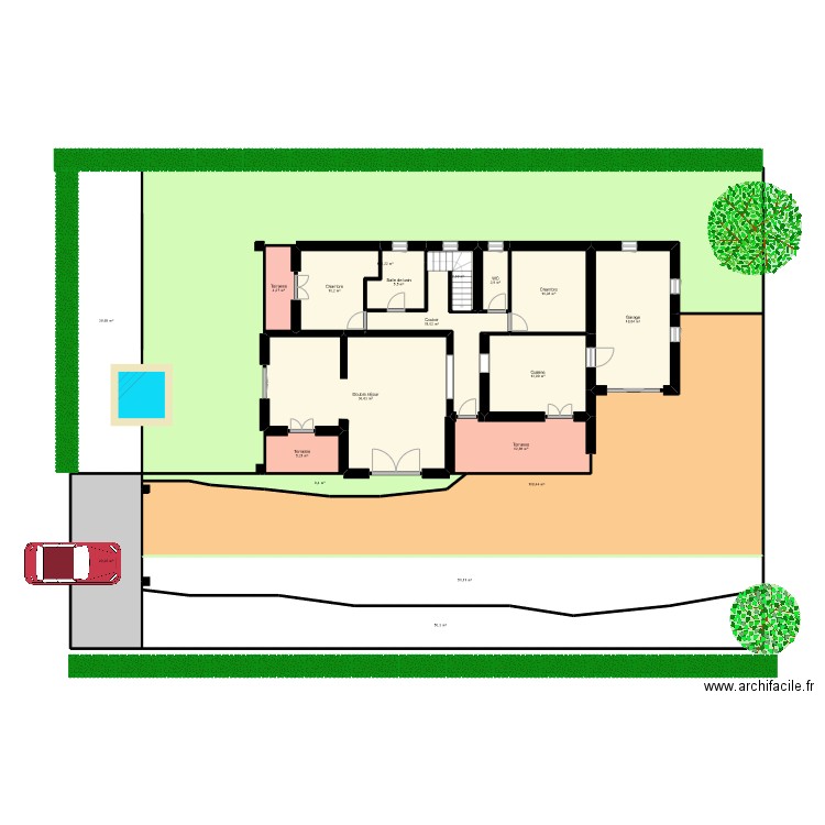 VENTAJOL 2. Plan de 23 pièces et 600 m2