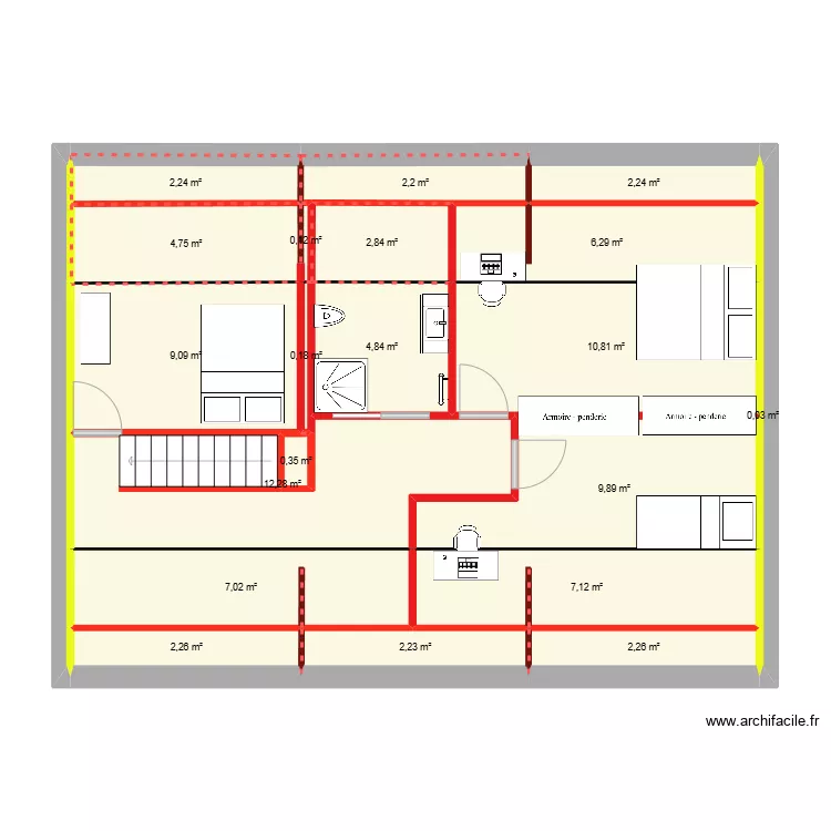 etage. Plan de etage. Plan de