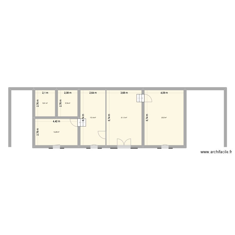 Beleymas 1. Plan de 10 pièces et 193 m2