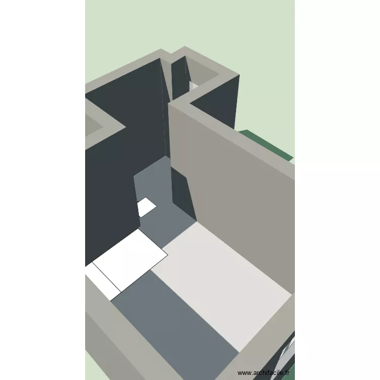 Ch doudou. Plan de 1  et 12 m²
