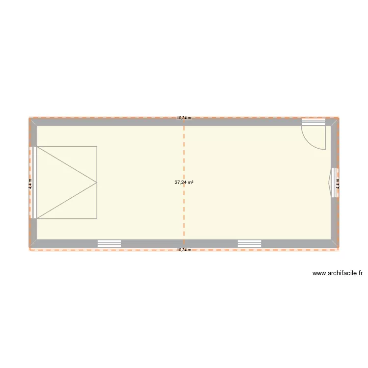 garage 2. Plan de 1 et 37 m² garage 2. Plan de 1 et 37 m²