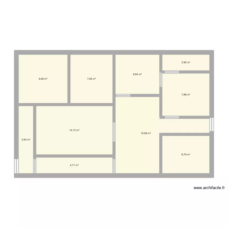 plan Dandin. Plan de 10 et 79 m² plan Dandin. Plan de 10 et 79 m²