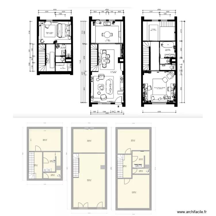 Brazza Bordeaux 2. Plan de 11  et 139 m²