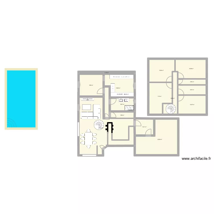 MAISON ETAGE. Plan de 