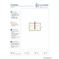 mur A , Chambre 1 implantation + gaine news