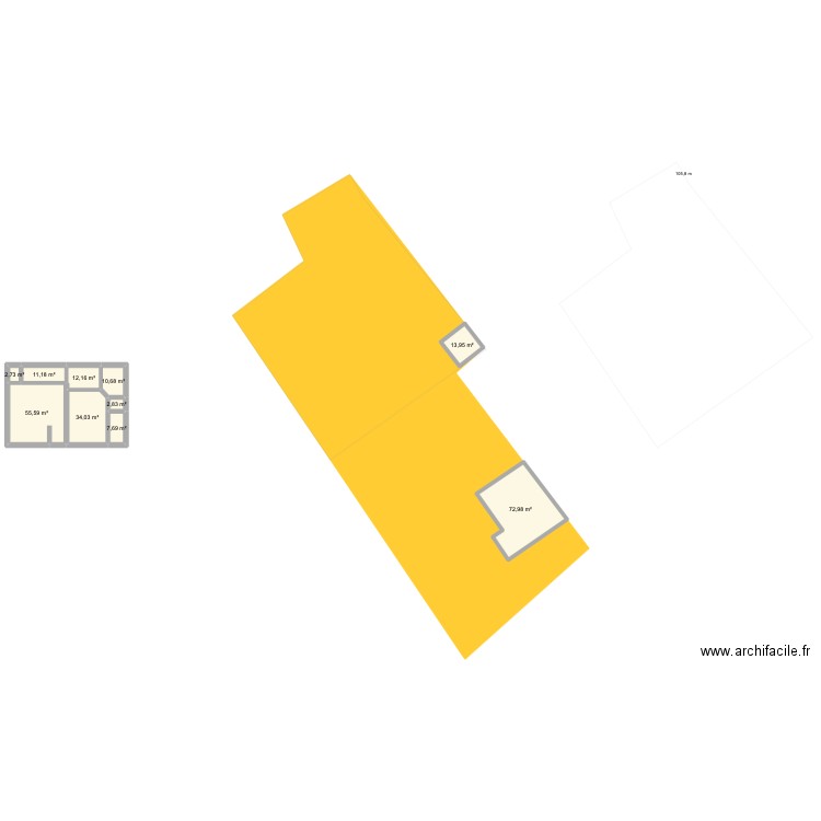 maison seez 1. Plan de 10 pièces et 224 m2