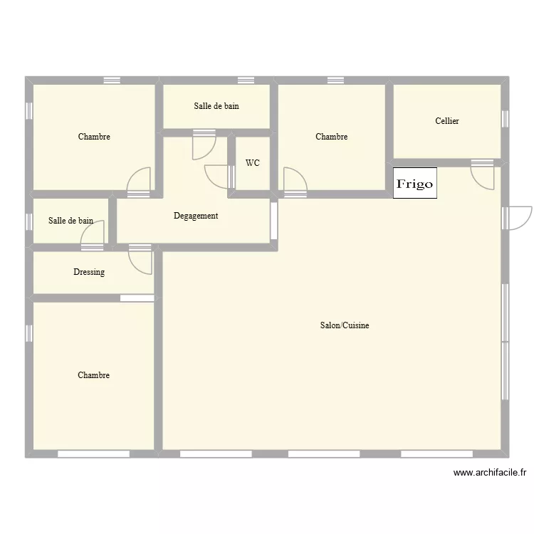 Maison Mélissa. Plan de Maison Mélissa. Plan de