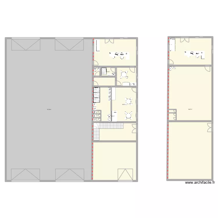 RDC TRUCKCENTER. Plan de 6  et 732 m²