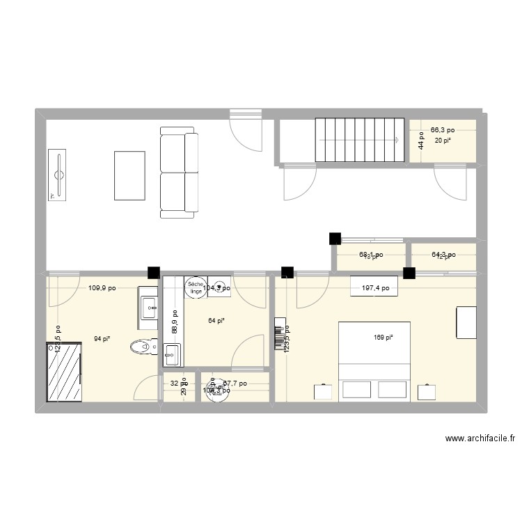 10350 bruchési , mtl (aménagement soumission). Plan de 0 pièce et 0 m2