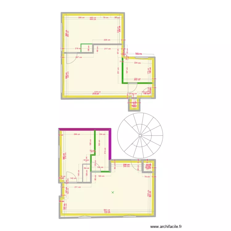 19 TIVOLI Entresol PLATRERIE. Plan de 19 TIVOLI Entresol PLATRERIE. Plan de