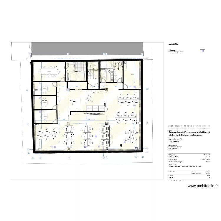 LHH - Rh&ocirc;ne 23 - Nouveau plan. Plan de 