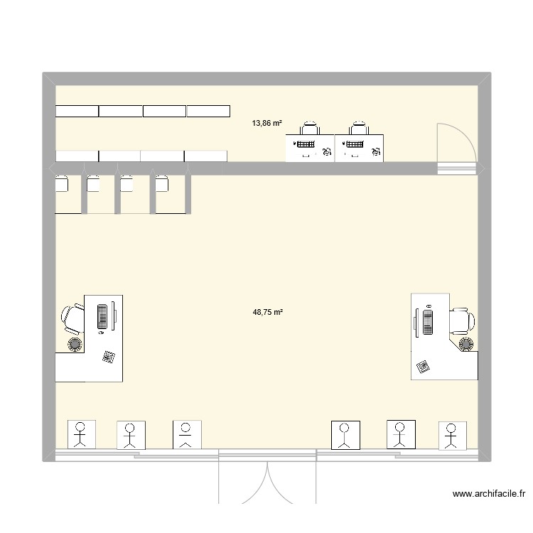 magasin. Plan de 0 pièce et 0 m2