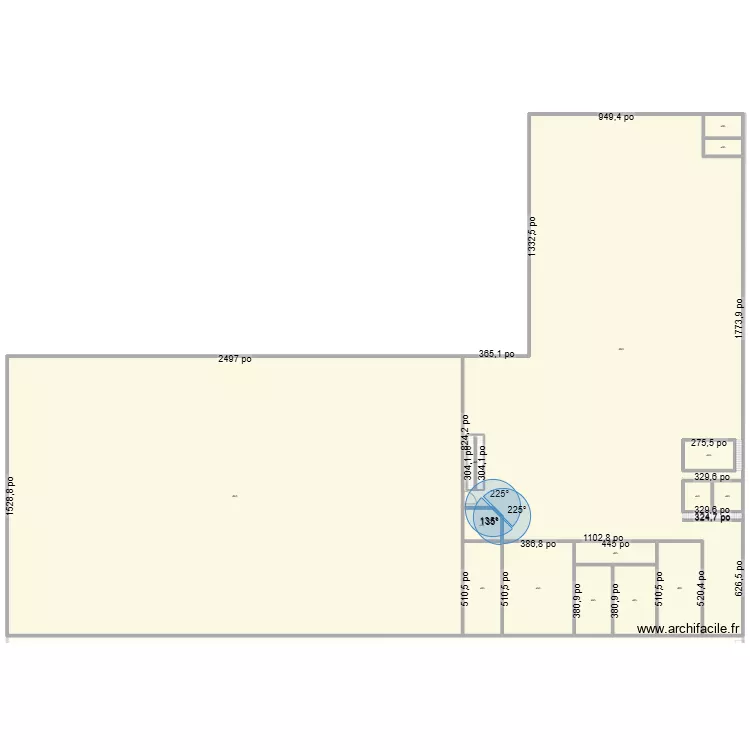 piscine la source. Plan de 