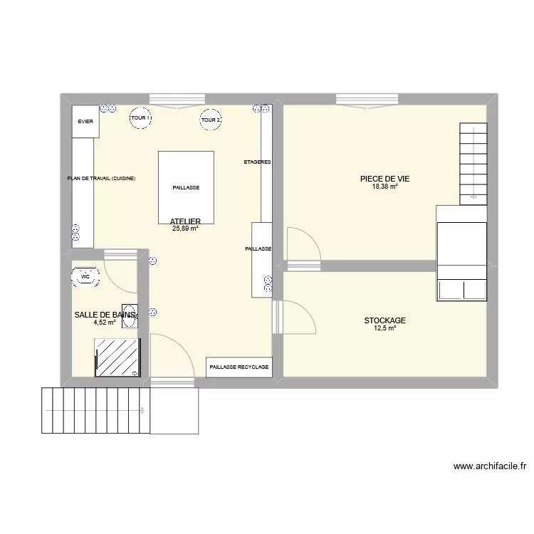 ATELIER CERAMIQUE. Plan de 