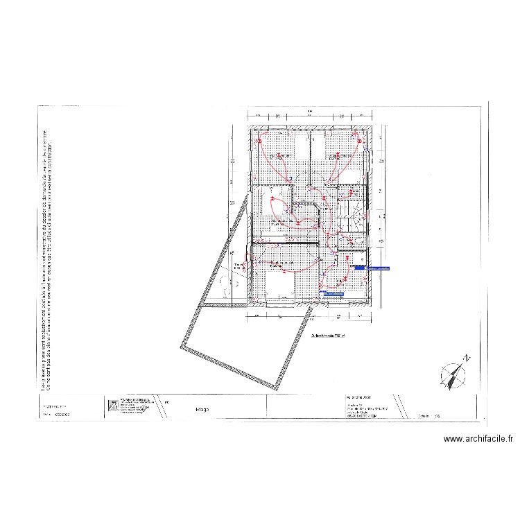 Plan électrique JÖST - ETAGE 24/04/2025. Plan de 0 pièce et 0 m2