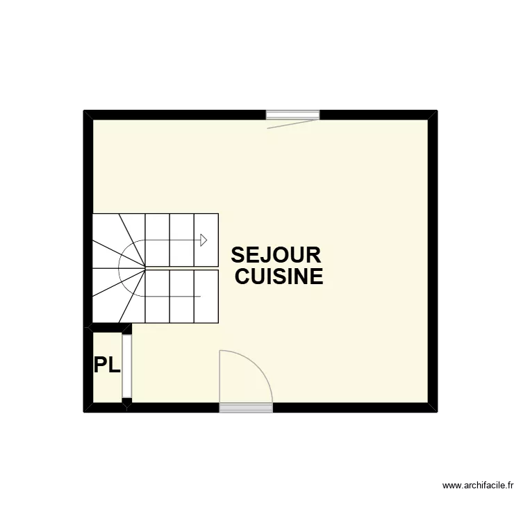 PLAN RDC NIMES FRANCOIS 1ER AM. Plan de 