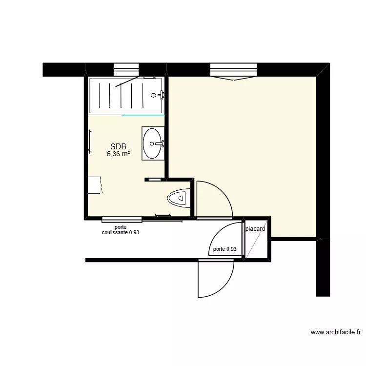 Bourreau Orbigny Projet propri&eacute;taire. Plan de 2  et 18 m²