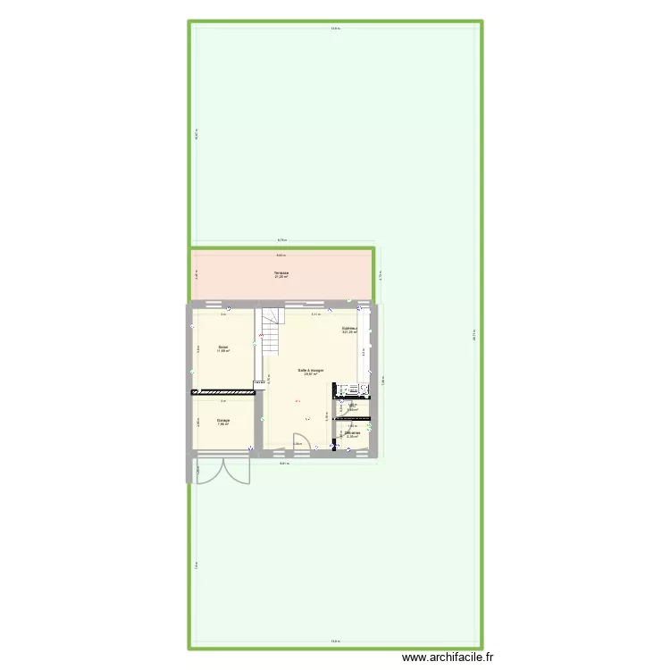 Lans Maison Traveaux (Samy2). Plan de 16  et 461 m²