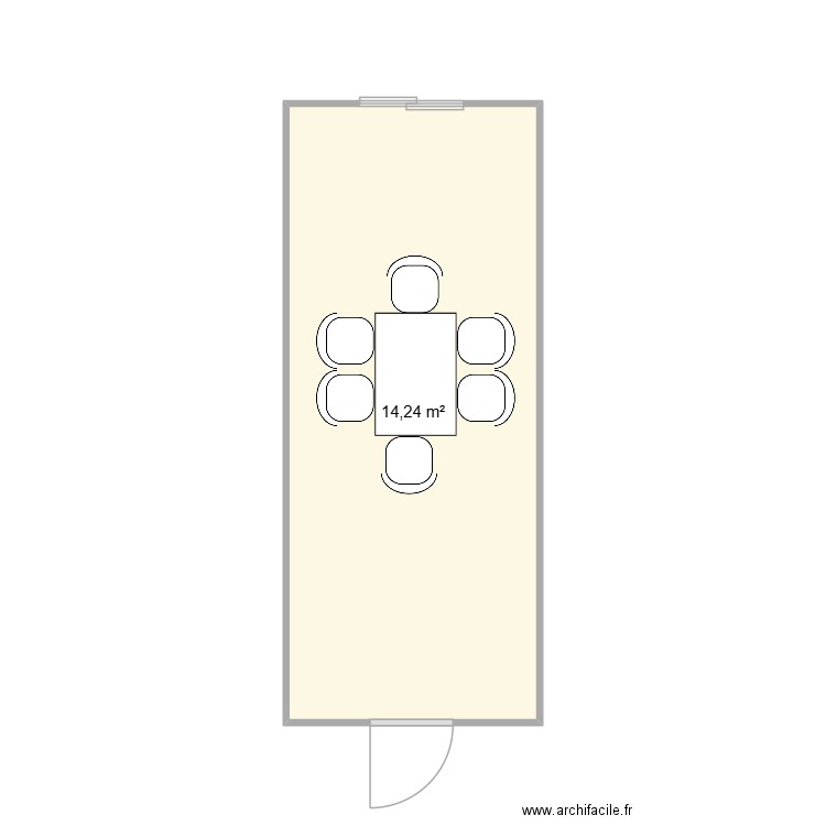 CHARROIN TOITURES CHANTIER LYON 9. Plan de 1 pièce et 14 m2