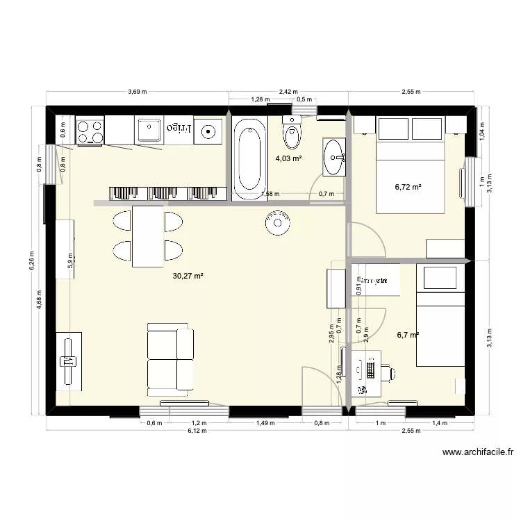 bostfaucherextension. Plan de 4 et 48 m² bostfaucherextension. Plan de 4 et 48 m²