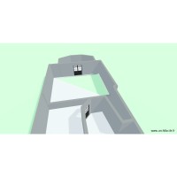 Plan de la maison avec des mesures