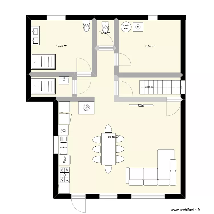 plan rez-de-jardin 22 . Plan de 