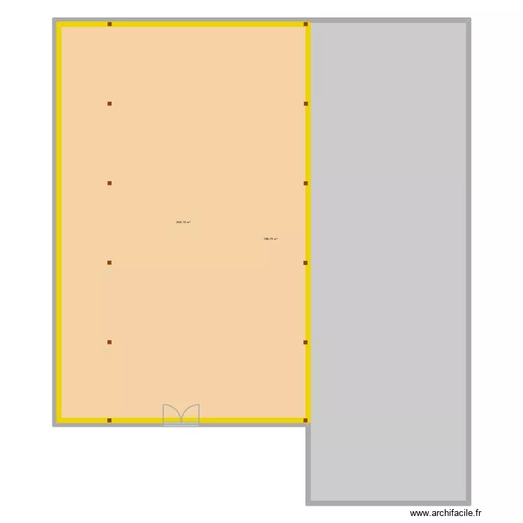 Base Bon Plan. Plan de 2  et 689 m²