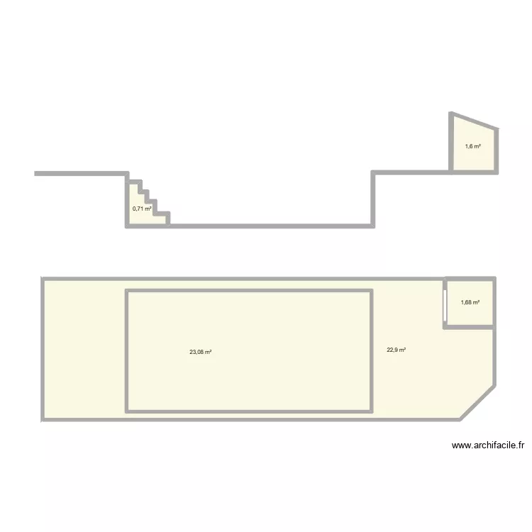piscine. Plan de 5 Pièces et 75 m² piscine. Plan de 5 Pièces et 75 m²