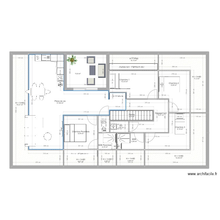 HOMINVEST PLAN R+2 CHIRENS. Plan de 0 pièce et 0 m2
