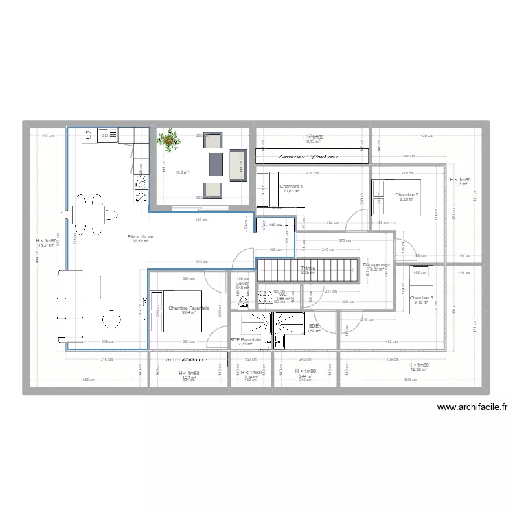 HOMINVEST PLAN R+2 CHIRENS. Plan de 