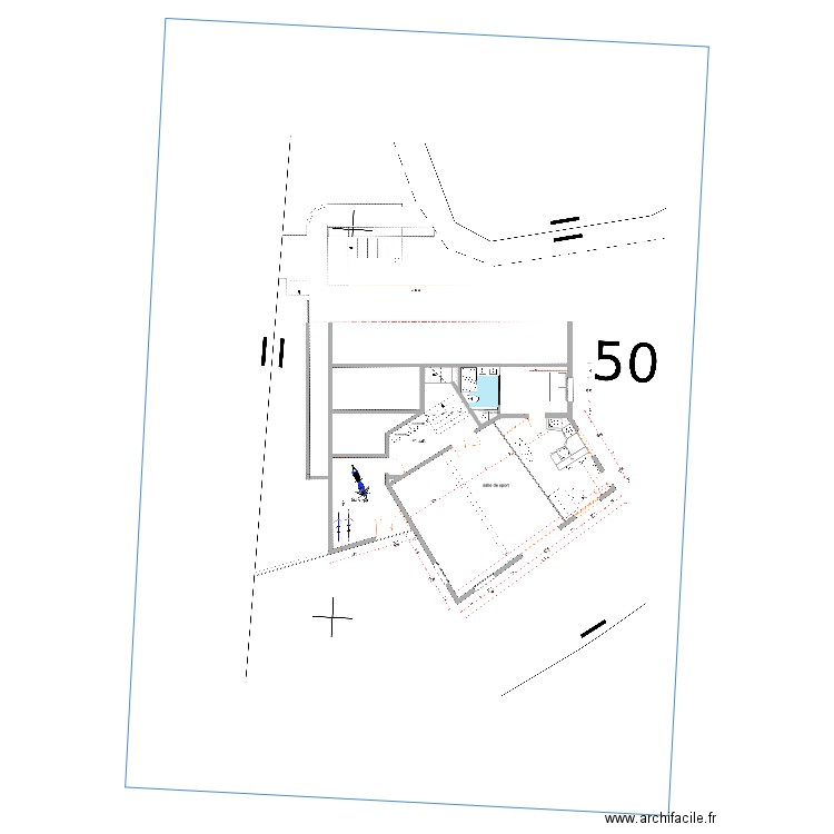 R RDC. Plan de 0 pièce et 0 m2